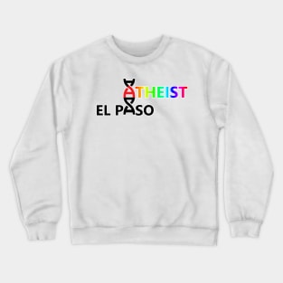 El Paso Atheist LBGTQ+ Logo Crewneck Sweatshirt